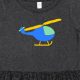 thumbnail image 4 of Inktastic Blue Helicopter Girls Toddler Dress, 4 of 5