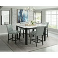 thumbnail image 2 of Picket House Furnishings Pia Faux Leather Counter Height Side Chair Set in Grey, 2 of 10