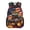 American Flag Tractor Print, variant on Pzuqiu Polyester Waterproof School Bag for Camping Picnic Daily School, Durable Lightweight Student Backpack, Reading Capybara Pattern