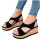 thumbnail image 4 of Sandalias de mujer Zapatillas de playa Plataforma de cuña de verano Soporte de arco Zapatos ortopédicos Wmkox8yii  nm9189, 4 of 4