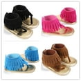 thumbnail image 2 of EYIIYE Girls Summer Tassel Sandals Soft Sole Shoes, Princess Flat Shoes, 2 of 4