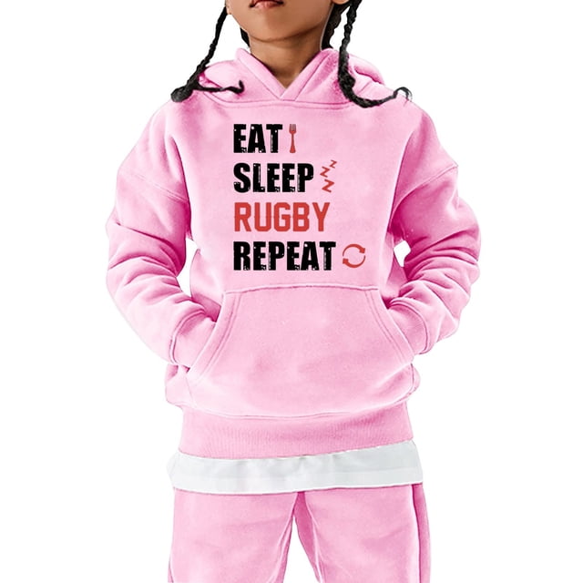 Gibobby Sudadera con capucha para niños al fútbol americano Regalo deportivo Sudadera para adolescentes Jugador de rugby vintage Deportes de rugby retro(Rosa, 13-14 Años)