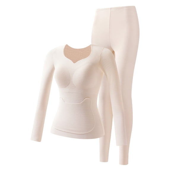 BLVB Thermal Underwear for Kids Girls Thermals Long Johns Underwear Warm Fleece Winter Base Layer for Cold Weather/Skiing