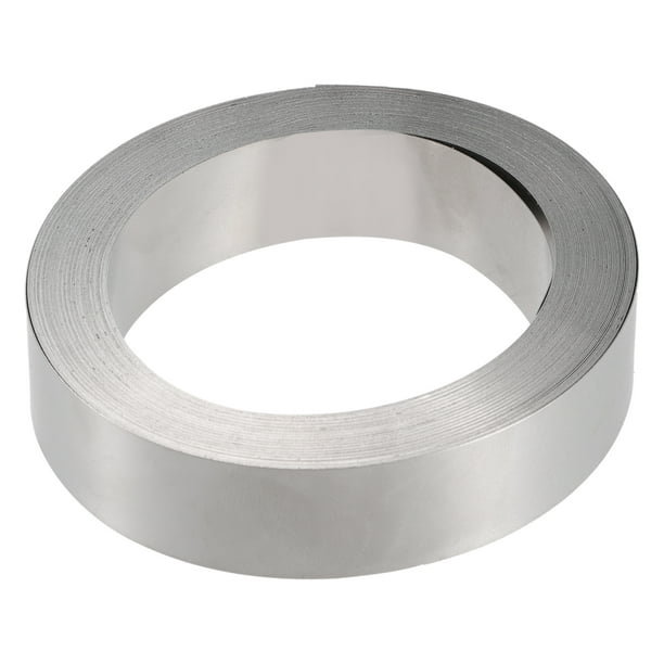 Unique Bargains Placa de cinta de tiras de níquel puro 99,6% para coche, 0,15x15mm, 32,8 pies para soldadura de batería de litio 18650