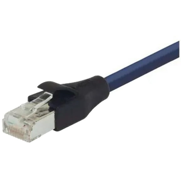 TRD695SCR-BL-2 Network Cable Assembly, Cat 6, Shielded, RJ45/RJ45, Blue, 2ft, TRD695SCR Series