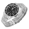 thumbnail image 4 of Reloj mecánico automático Winner para hombre, correa de acero inoxidable, color negro, 4 of 14