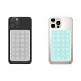 thumbnail image 1 of Blu Element 2 pack PhoneSquid Suction Cup Phone Mount Clear and Aqua Blue, 1 of 1