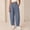 Navy, variant on Plaid Barrel Pants Women Summer Casual Loose Wide Leg Lounge Gingham Trousers Spring Fashion Beach Bottoms Wine XL(XL)