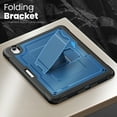 thumbnail image 6 of ELEHOLD Rugged Case with Pencil Holder For iPad Air 11-inch M3 (2025) / M2 (2024), Built-in Kickstand Double-Layer Protection Full-Body Shockproof Cover For Apple iPad Air 11 (2025/2024),Navyblue, 6 of 6