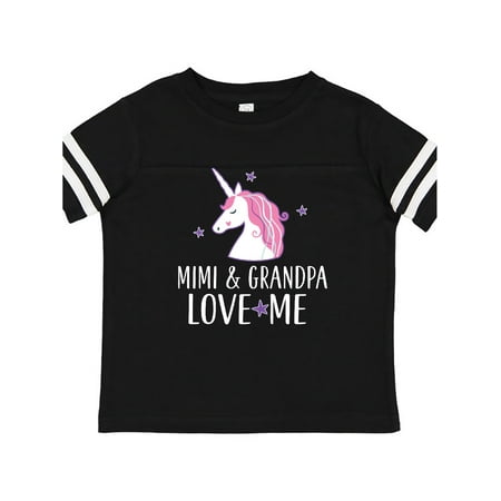 

Inktastic Mimi and Grandpa Love Me Unicorn Gift Toddler Toddler Girl T-Shirt