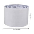 thumbnail image 2 of Shisuyan Felt Furniture Pads Grey 2Pcs 11.8x3.9x0.2in Rectangular Anti-scratch, 2 of 8