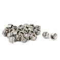 thumbnail image 2 of Uxcell M5 x 4mm Cone Point Hex Socket Set Grub Screw Silver Tone (25-pack), 2 of 2