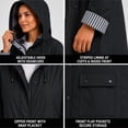 thumbnail image 4 of URBAN REPUBLIC Womens Rain Jacket Lightweight Insulated Water Resistant Windbreaker for Women, 4 of 7