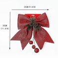 thumbnail image 3 of Christmas Accessories Bowknot Pine Cone Pendant Christmas Tree Decoration, 3 of 3