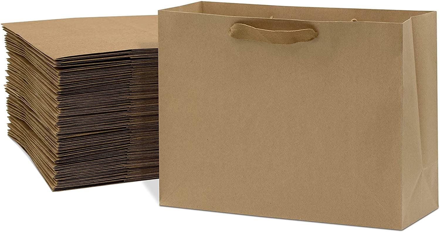 wide paper bolsas with handles
