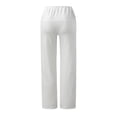 thumbnail image 5 of Eashery Pants for Women High Waist Pocket Linen Trousers for Women Womens Pants Trendy Yellow L, 5 of 5