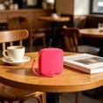 thumbnail image 5 of Dongrere Mini Silicone Makeup Case, Portable Zipper Cosmetic Holder with Wrist Strap, Portable Makeup Bag Coin Purse for Women Men, 4x4.6 Inch, Hot Pink, 5 of 6