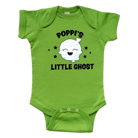 

Inktastic Cute Poppi s Little Ghost with Stars Gift Baby Girl Bodysuit