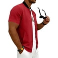thumbnail image 4 of Full Zip T Shirts for Men Short Sleeve Summer Lightweight Cardigans with Pockets Casual Athletic Workout Shirts, 2XL, 4 of 8