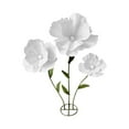 thumbnail image 3 of Flores gigantes de boda para decoración con base de pie Elegante arreglo floral para boda Blanco, 3 of 9