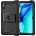 thumbnail image 2 of XYX For MatePad SE 2024 Case 11 inch AGS6-W00, 3in1 Heavy Duty Shockproof Tablet Case with Stand, Shoulder Strap, Black, 2 of 7
