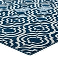 thumbnail image 4 of Modway Frame Transitional Moroccan Trellis 8x10 Area Rug in Moroccan Blue and Ivory, 4 of 7