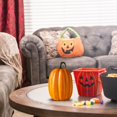 thumbnail image 6 of 6 Inch Fake Pumpkin Resin Decoration – Realistic Artificial Halloween Pumpkin for Indoor/Outdoor Fall, Thanksgiving, and Harvest Décor – Lightweight & Unbreakable Craft Pumpkin, 6 of 6