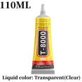 thumbnail image 1 of Waterproof Transparent T8000 Bead Glue for Jewelry Making Mobile Screen Phone Rhinestones Fabric Textile Super Adhesive 15/110ml, 1 of 7