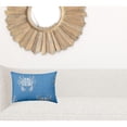 thumbnail image 5 of HomeRoots 12" X 18" Blue And White Crab Blown Seam Coastal Lumbar Indoor Outdoor Pillow, 5 of 5