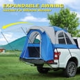 thumbnail image 3 of Quictent Waterproof 2 Person Truck Tents with Removable Awning, Rainfly Included for Mid Size 6.0-6.3' Bed Gray Blue, 3 of 10