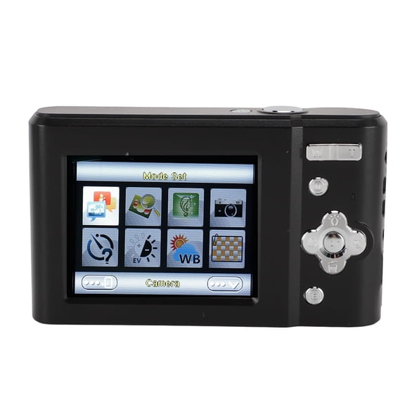 Rupoun Compact Digital Camera 1080P Full HD 2.4 Inch TFT Display Rechargeable 8X Digital Zoom Pocket 48MP Vlogging Camera for Recording Photography Beginners, Black