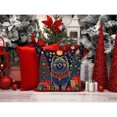 thumbnail image 2 of Keeshond Christmas Fabric Decorative Pillow 18 in x 18 in, 2 of 5