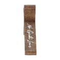 thumbnail image 3 of 10" Brown and White "NO GREATER LOVE" Laying Cross Shaped Tabletop Decor, 3 of 3
