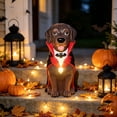 thumbnail image 4 of Lighted Halloween Large Labrador Statue, 8inch, Entrance Decor, Cute Tabletop Ornament for Pet Lovers, Halloween Decoration Indoor, 4 of 7