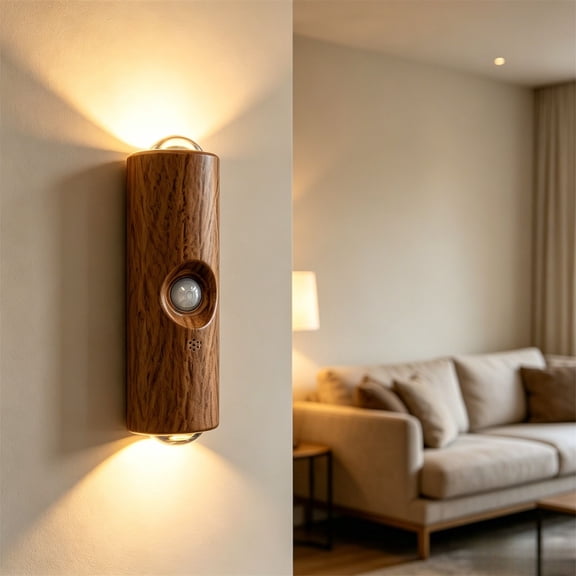 Motion Sensor Wall Lamp, Motion Sensor Light Indoor, Smart Night Light, Rechargeable Sensor Bathroom Light, Magnetic Mount lamp for Bedroom, Bathroom, Courtyard, Livingroom