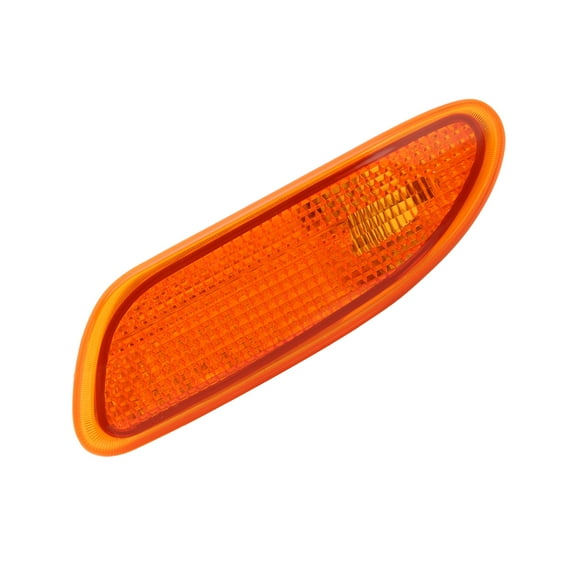 Marcador lateral izquierdo del coche 2038200721 cubierta de la lámpara de señal de giro del parachoques para MercedesBenz W203 Clase C (ámbar)