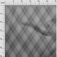 thumbnail image 3 of oneOone Georgette Viscose Gray Fabric Check Craft Projects Decor Fabric Printed By The Yard 42 Inch Wide, 3 of 5