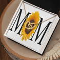 thumbnail image 4 of To Mom Sunflower Mom Inseparable Necklace, 4 of 7