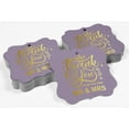 thumbnail image 4 of Inkdotpot Hang Tags Thank You From The New Wedding Favor Bracket Shape Gift Tags Real Gold Foil Bonbonniere Tag Pack Of 50, 4 of 7