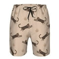 thumbnail image 3 of Logiee Leopard Print Print Mens Swim Trunks Quick Dry Board Shorts,Breathable Hawaii Beach Shorts Swimwear Bathing Suits-3X-Large, 3 of 6