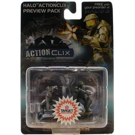 Halo ActionClix Master Chief & Arbiter Figure Preview Pack