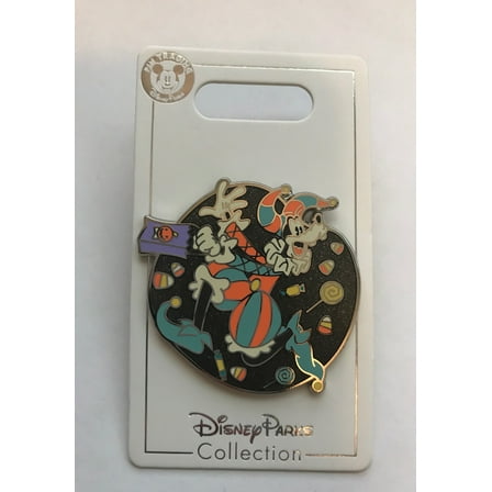 Disney Parks Halloween Goofy Joker Pin New with Card