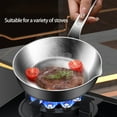 thumbnail image 2 of Space Saving Small Stainless Steel Skillets For Butter Melting Miniature Saucepan with Spout Ergonomic Handle Cookware, 2 of 8