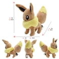 thumbnail image 2 of Eevee Evolution Sylveon Flareon Jolteon Umbreon Vaporeon Pikachu Animal de peluche muñecas suaves para niños, regalo para bebés, 2 of 5