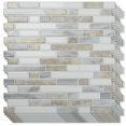 thumbnail image 1 of Art3d Azulejos autoadhesivos impermeables de 10 hojas, beige, 1 of 8
