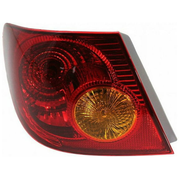 Left Tail Light Assembly - Compatible with 2003 - 2004 Toyota Corolla