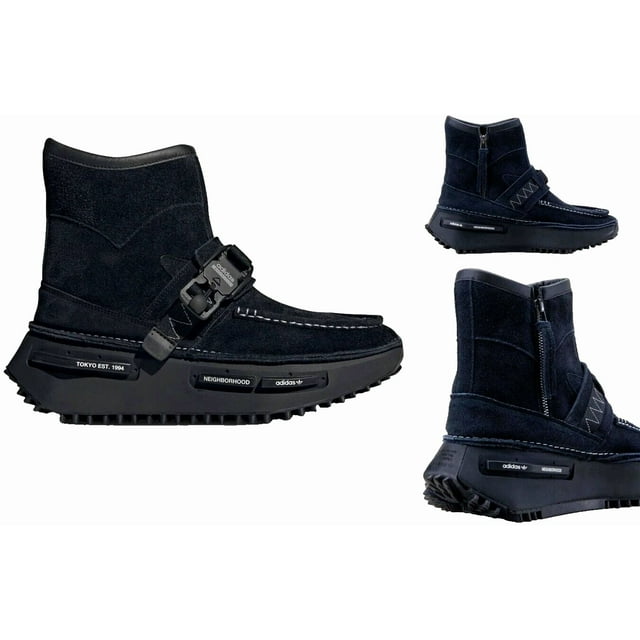 Adi - das Neighborhood NMD S1 Black Suede Sneaker Boot Shoes Mens 6.5 US