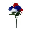 thumbnail image 5 of Clearance 5 Packs Cemetery Flowers for Grave Artificial Red Blue White Lilac Patriotic Silk Memorial Day Flowers for Cemetery Veterans Day 4th of July Independence Day Table Centerpiece, 5 of 8