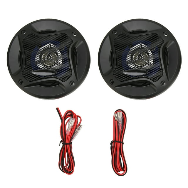 Car Loudspeaker,2 Pcs 4in Car Car Component Speakers Car Stereo Speakers Enhanced Durability