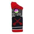 thumbnail image 2 of Lacrosse Victory Crew Socks (Navy/Red/White, Medium), 2 of 2